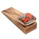 2 Pieces Gold Fish Ceramic Wooden Door Stopper